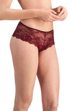 My Fit Lace Brazilian Brief (Windsor Wine) Available in size XL only