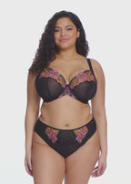 Teagan High Leg Brief - Rainbow