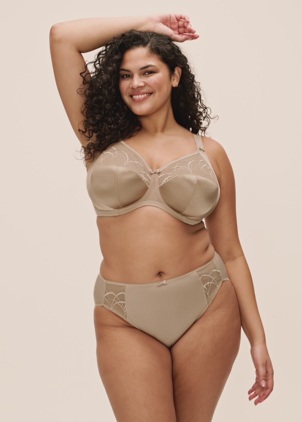 Cate Full Cup Banded Bra - Hazel