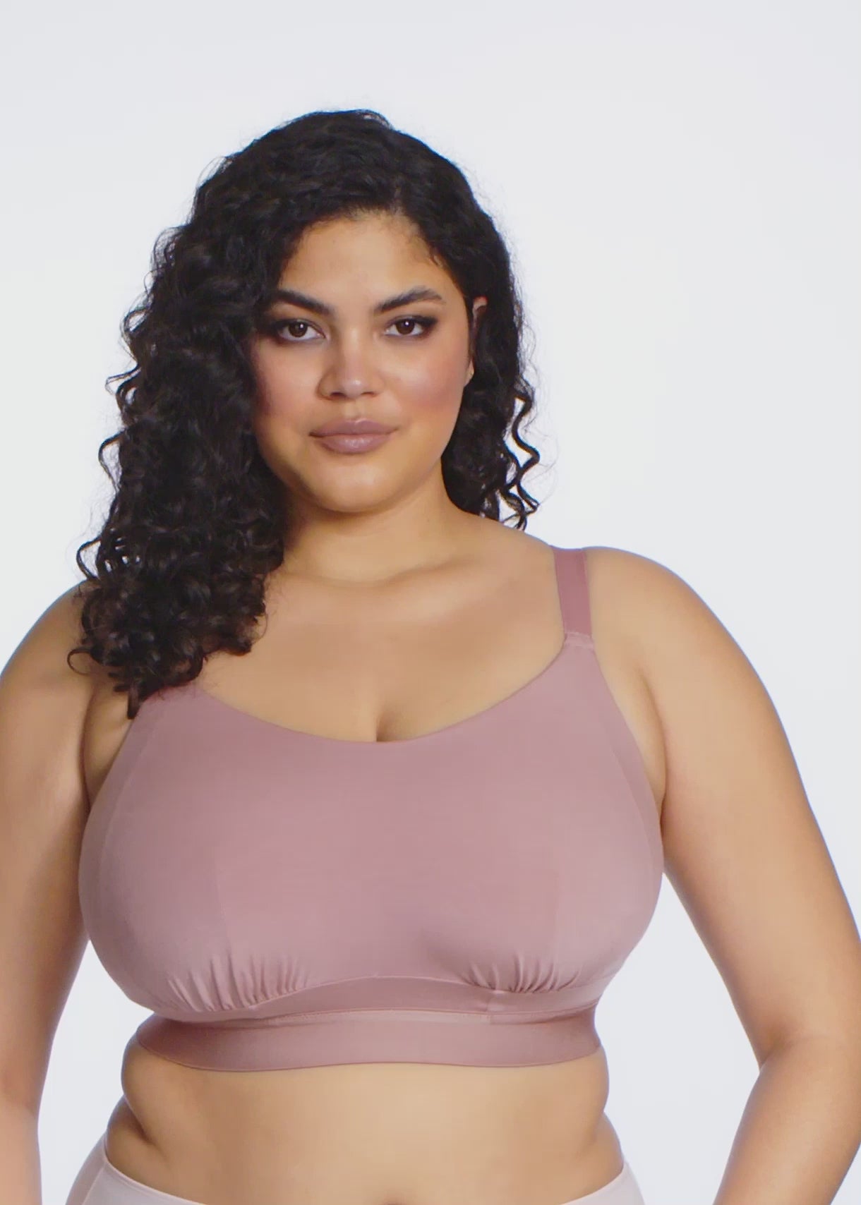 Downtime Bralette - Ash Rose