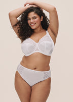 Cate Full Cup Banded Bra - White