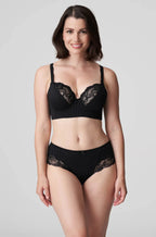 Madison Underwire Longline Bra - Black