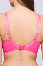 Carla Luna Full Cup Underwire Bra - Hot Pink