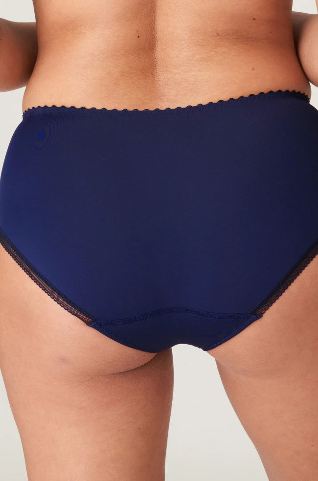 PrimaDonna Devdaha Brief Velvet Blue Lace - 4XL Plus Size