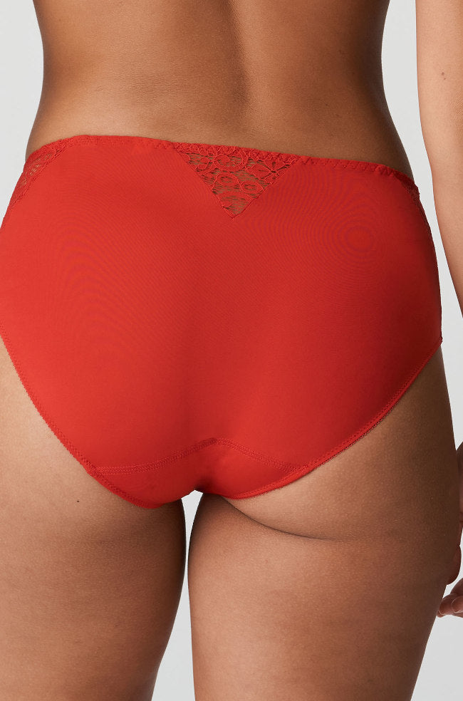 Scarlet full brief underwear in size 4XL by Primadonna, featuring soft fabric and comfortable elastic waistband