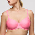 Primadonna Twist Twixie full cup pink bra with lace details and supportive underwire, designed for comfort and style.