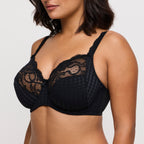 Madison Underwire Bra Black - Lace Full Cup
