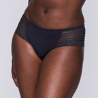 Primadonna East End Hot Pant in charcoal, stylish women's underwear featuring a comfortable fit and trendy design.