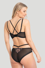 Amethyst Ilana Apex UW Bra by Samanta in C Cup, featuring lace detailing and adjustable straps