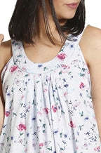 Schrank Cotton Butterfly Nightie Blue Sleeveless Size 16