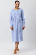 Lavender Sweetpea mid-length nightie from Schrank, available in sizes 18-26, featuring soft fabric and elegant design.
