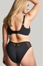 Sculptresse Nova High Leg Brief Black Gold - Size 22