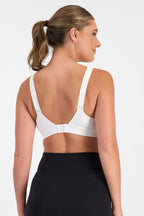 Smooth Power Wirefree Sports Bra - White
