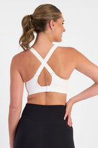 Smooth Power Wirefree Sports Bra - White