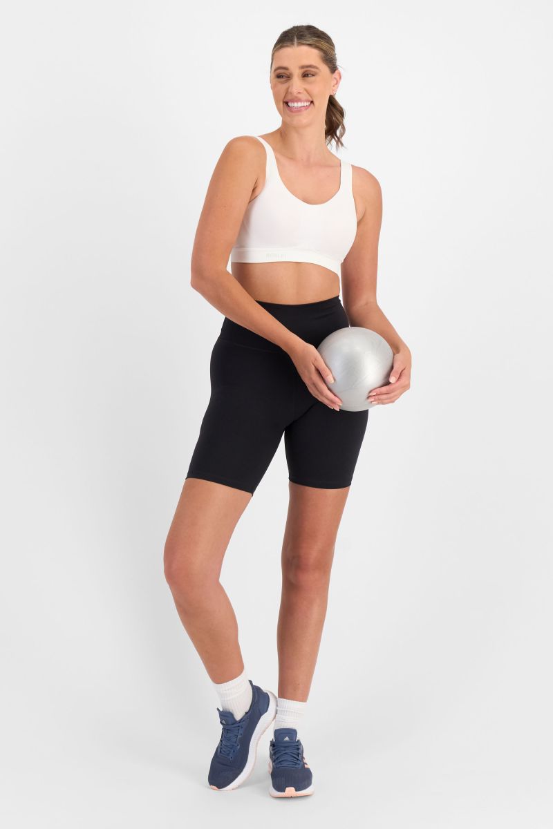 Smooth Power Wirefree Sports Bra - White