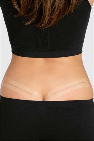 Clear silicone scar patch strips from AMOENA, designed to reduce visibility of scars and improve skin healing.
