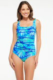 Havana Square Binding Swimsuit (Ocean Blue)