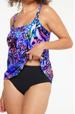 Jaipur A-Line Tankini Top (Multi Print)