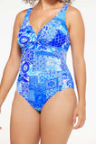 DELTA TWIST ONE PIECE (SANTORINI BLUE)