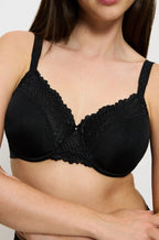 Triumph Ladyform Minimizer Bra Black - Microfiber Support