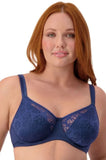 Lacy Minimizer Bra (Navy) Available in 10D only