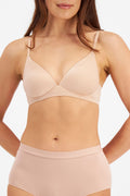 Berlei Understate wirefree nude bra with ultrathin, smooth support and seamless design for comfortable everyday wear.