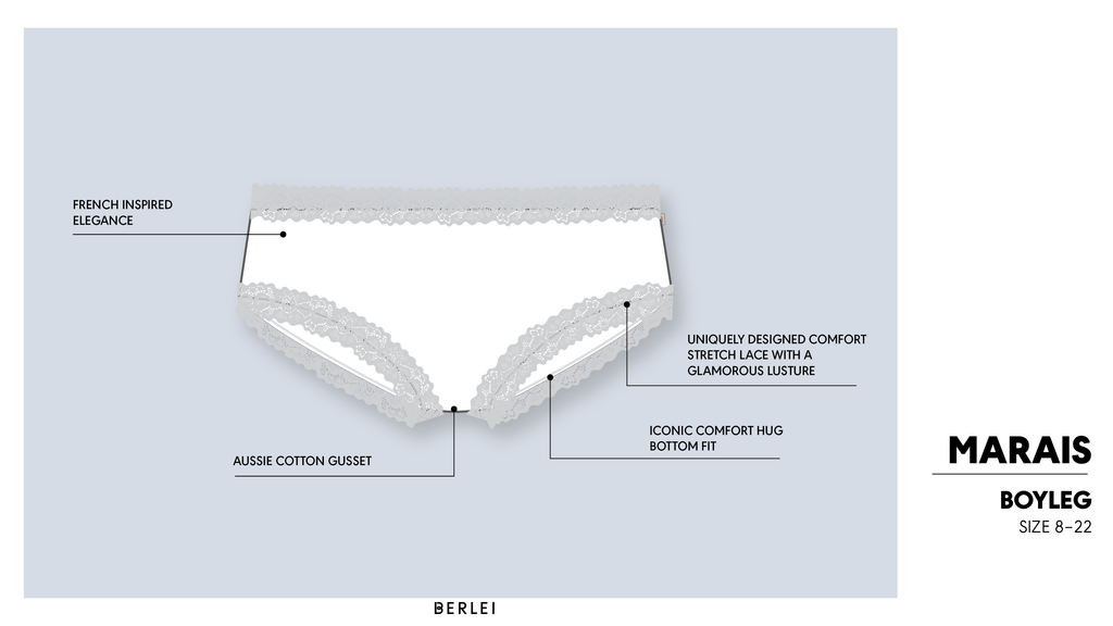 Marias Cotton Boyleg (Black) - Not Just Bras