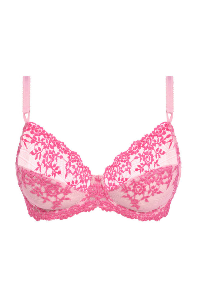 Embrace Lace Underwire Bra - Rose