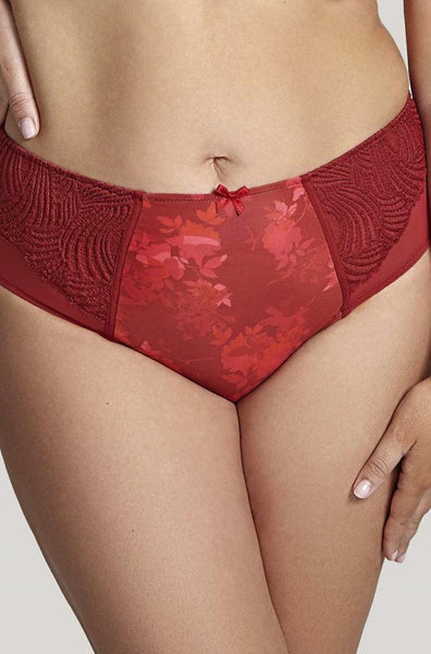 Arianna Full Brief (Red) Available in size  20 only