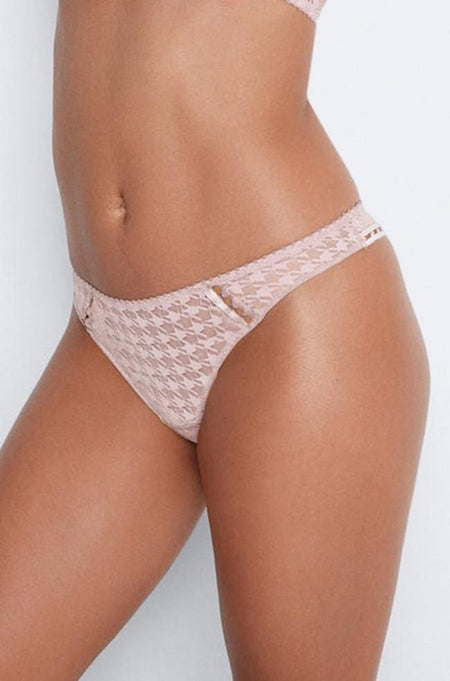 My Fit Lace G-String (Rose/Tan)