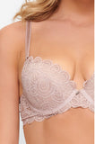 Elegance UW  Plunge Gel Bra (Bark) Available in size 16A only