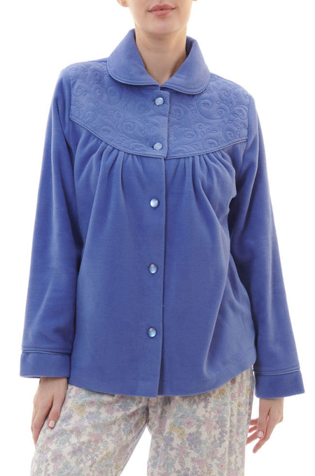 Joy Sleeveless Cotton Nightie (Blue)