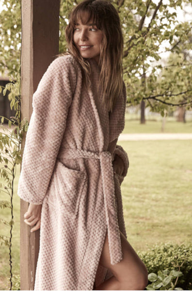 Enid Dressing Gown Robe (Pink)