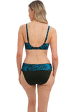 Palmetto Bay Bikini Fold Briefs (Blue & Black)