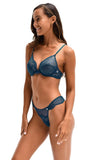 Sweetest Thing Thong (Ocean Blue) Available in size L only