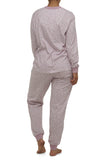 Bev Interlock Cotton Ski PJ Set (Dusty Pink)