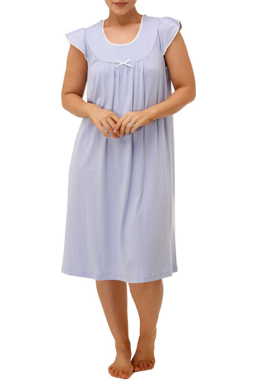 Amy Jersey Cotton Nightie (Lavender) Available in size10 only