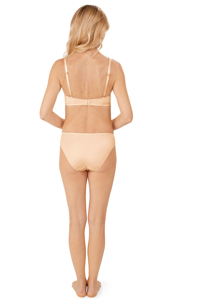 Amoena Emma Brief Peach - Lace Trim Mastectomy Underwear