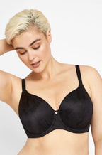 Black Lift n Shape UW Bra by Berlei in size 10 with contouring design and soft fabric.