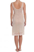 Black full slip with built-up shoulder design from Brandella, available in sizes 12, 14, and 16