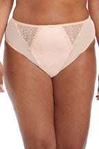 Ballet pink mesh lace full brief underwear by Elomi, available in sizes M-4XL