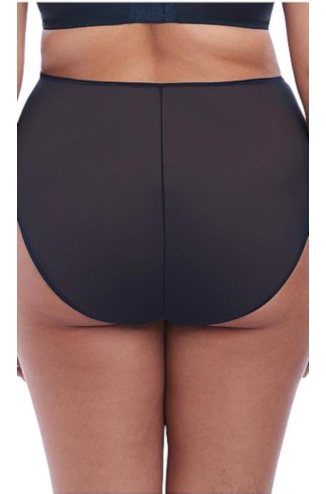 Elomi Matilda black full brief underwear in large size, featuring a comfortable fit and smooth fabric.