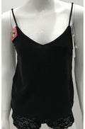 Reversible camisole in black and nude, size 10, soft fabric, adjustable straps from Essence