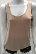 Essence Classic Cut Singlet in soft black polyester spandex, comfortable and easy-care for everyday wear.