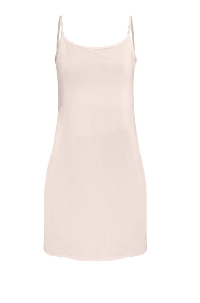 Nude reversible slip dress by ESSENCE in sizes 2XL, L, and M