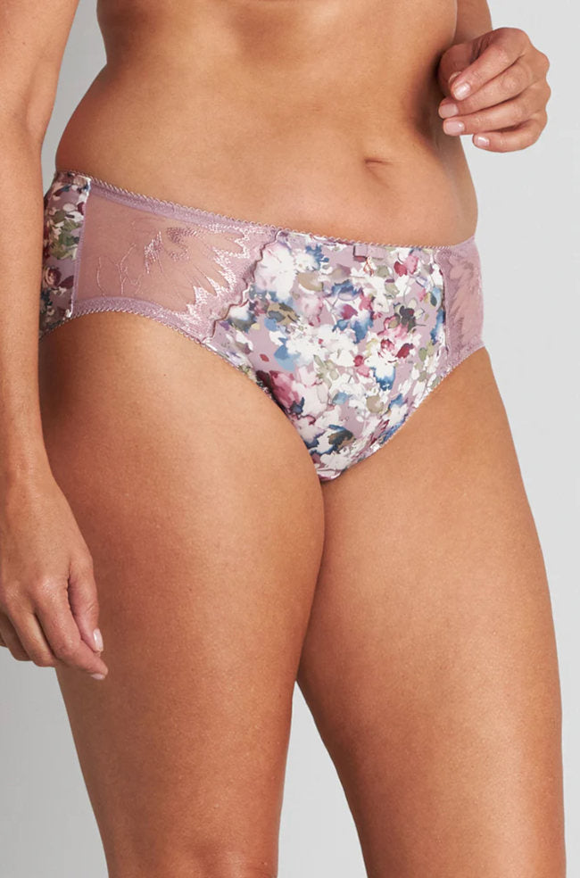 Fayreform The Thoughtful Boyleg Brief in Elderberry color, size S, made of comfortable underwear fabric, featuring a sleek boyleg design.
