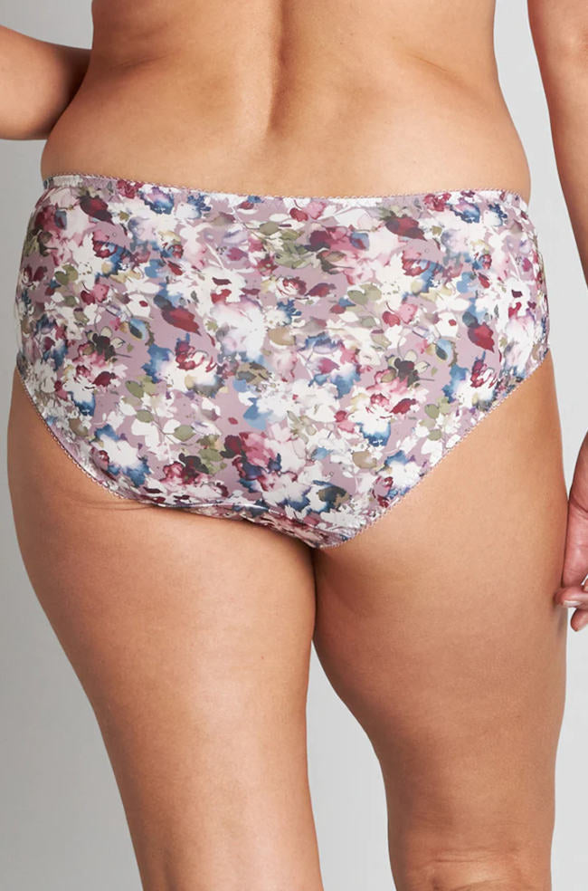 Fayreform The Thoughtful Boyleg Brief in Elderberry, size S, featuring smooth fabric and comfortable fit for everyday wear.