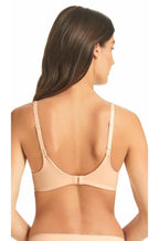 Nude full coverage convertible bra from Fineline with smooth contouring and adjustable straps.