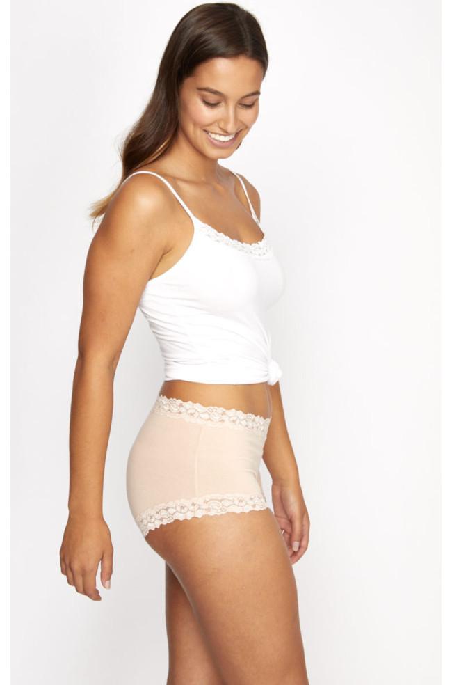 Dusk-colored full brief underwear by Jockey, featuring a comfortable fit and soft fabric