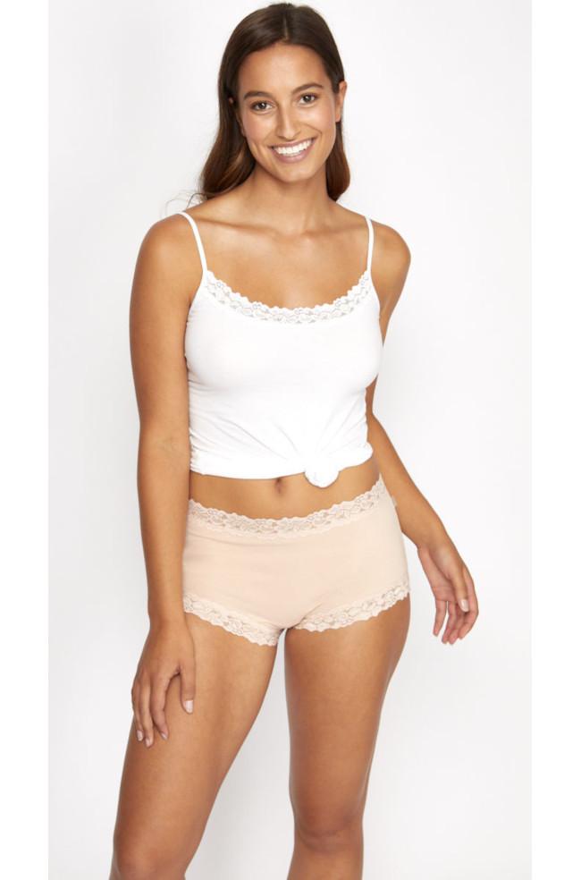 Dusk-colored Parisienne full brief underwear by Jockey in size 20, featuring soft fabric and comfortable fit.